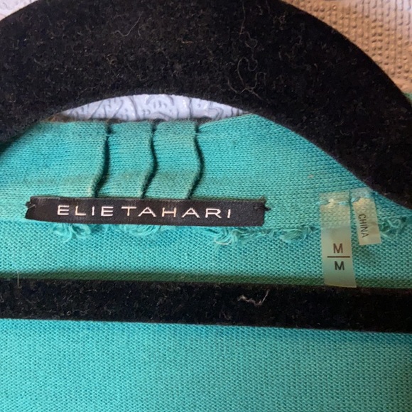 Elie Tahari spring cotton cardigan sweater - Picture 2 of 5